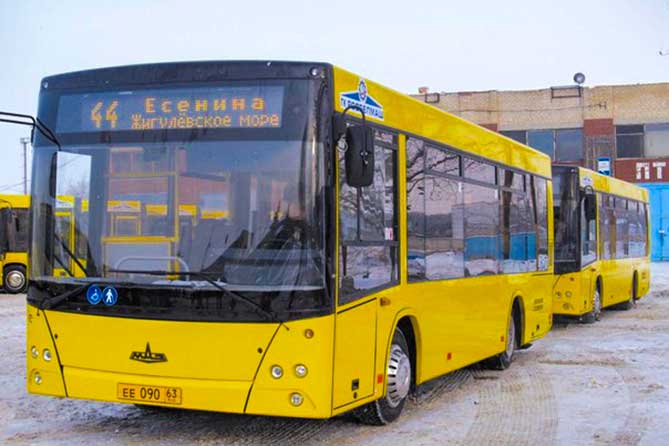 автобус маз 44 желтый