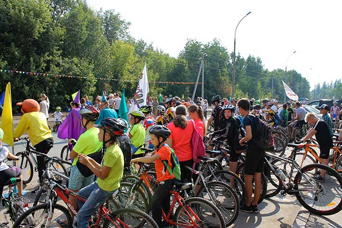 юнные велосипедисты ждут открытия велодорожки