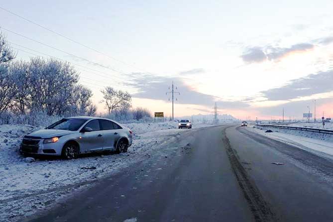 ДТП 1 января 2018 года утром на Обводном шоссе
