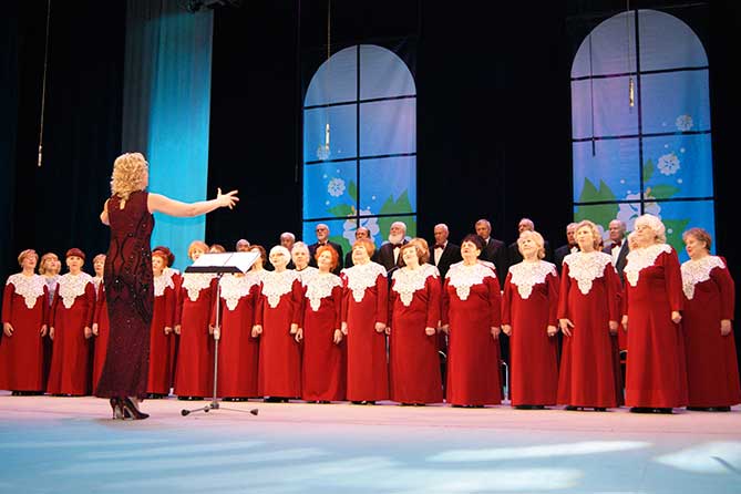 концерт народного хора ветеранов