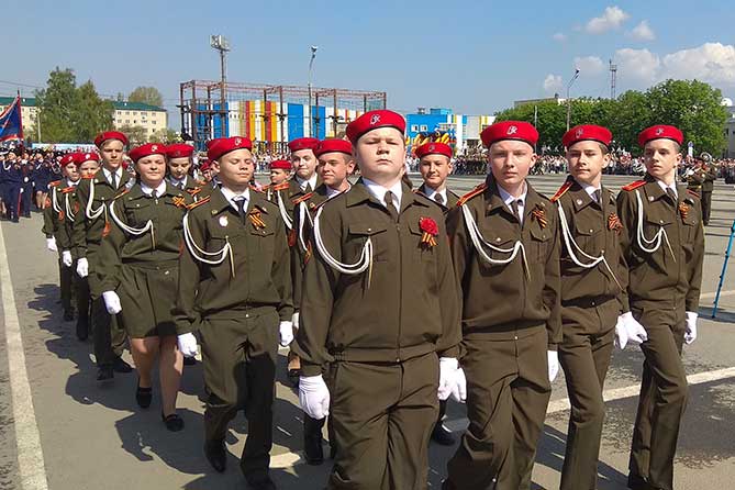 кадеты на параде 09-05-2019