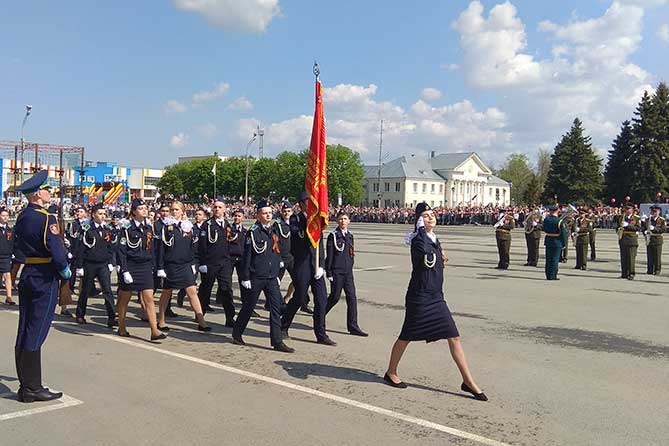 кадетские классы на параде 09-05-2019