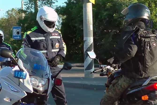 полиция на мотоциклах