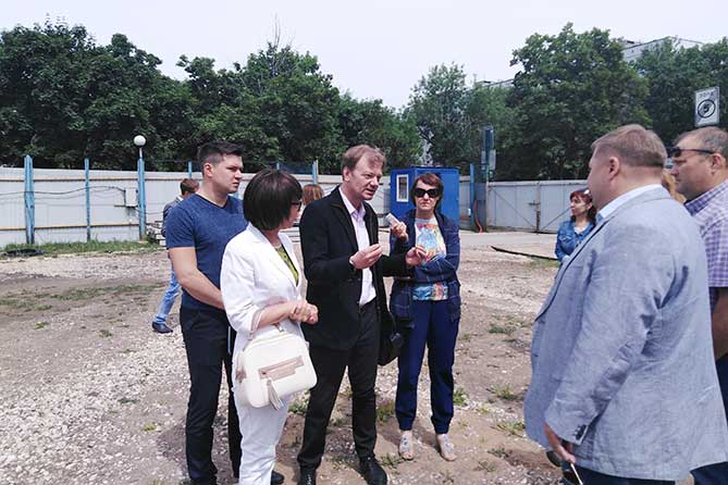 депутаты проверили ход строительства ФОКа 08-07-2019