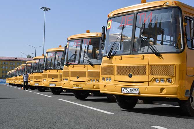 новые автобусы для перевозки детей