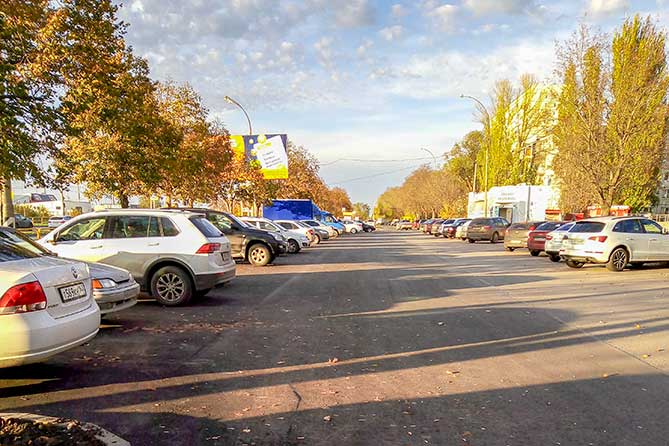 отремонтированный тротуар на Московском проспекте