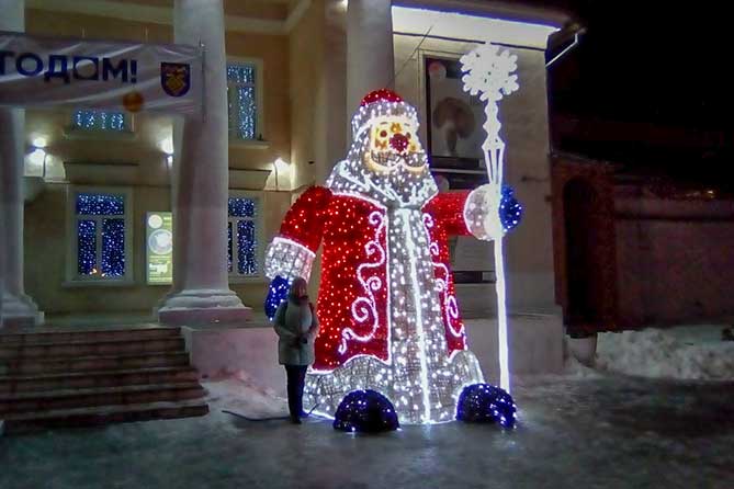новогодняя композиция "Дед Мороз"