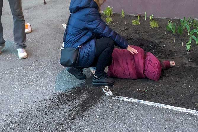 упала с 11 этажа