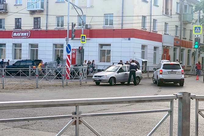 ДТП 10 мая 2020 года на перекресктке Матросова-Чайкиной