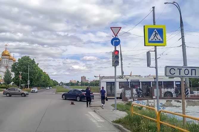ДТП 24 мая 2020 года на Ленинском проспекте