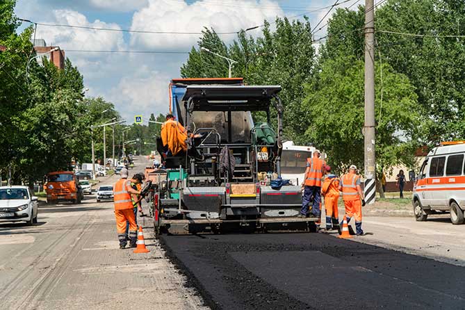 ремонт улицы Механизаторов в 2020 году