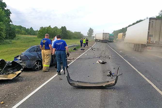 разбит автомобиль