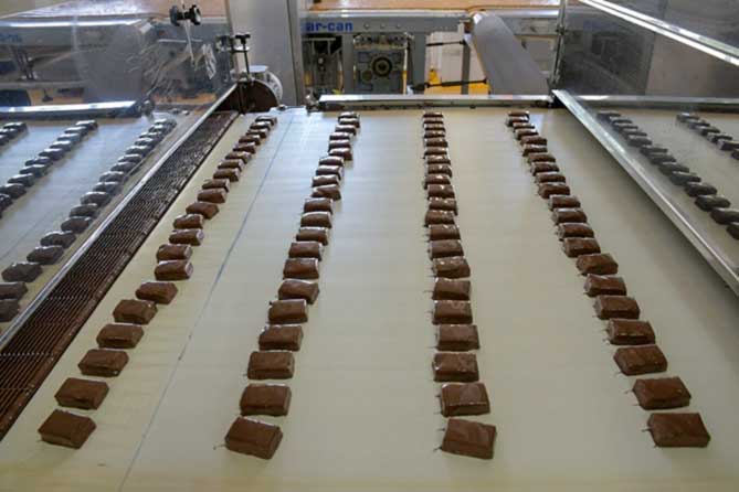 шоколадные конфеты кондитерской фабрики "Сласти"