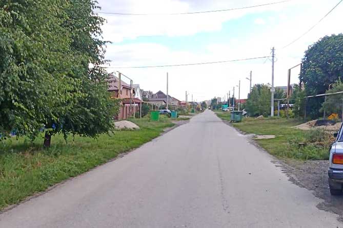улица Восточная в селе Тимофеевка
