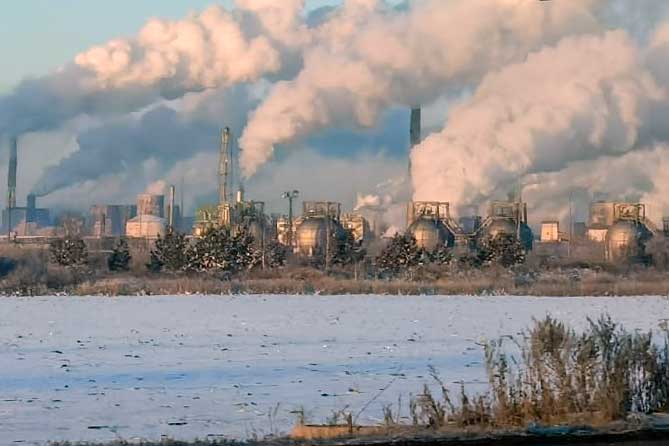 выбросы химических предприятий