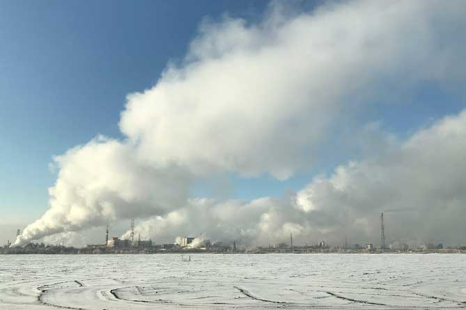 выбросы промышленных предприятий