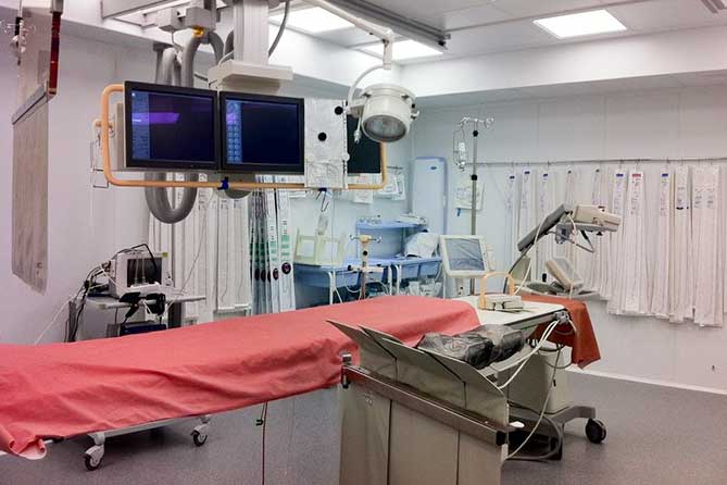 операционная в Тольяттинской городской клинической больнице 2