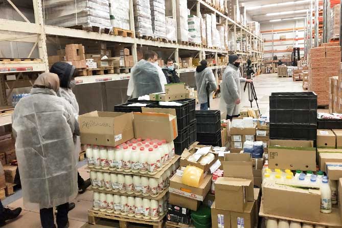 склад молочной продукции для КШП "Дружба"