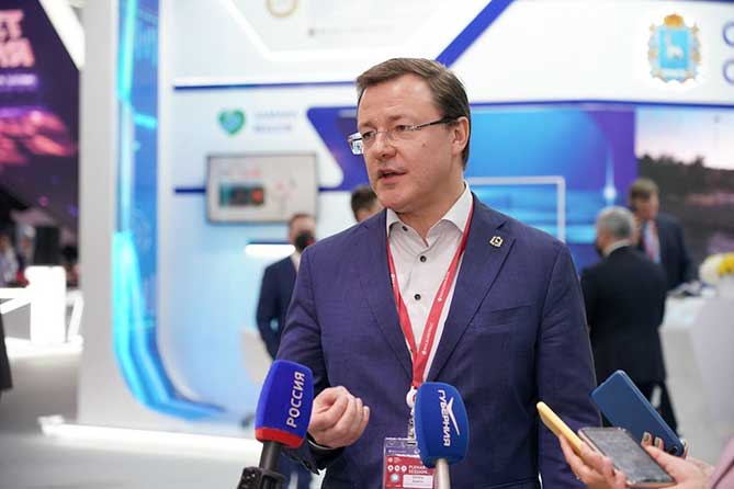 губернатор на Петербургском экономическом форуме 2021