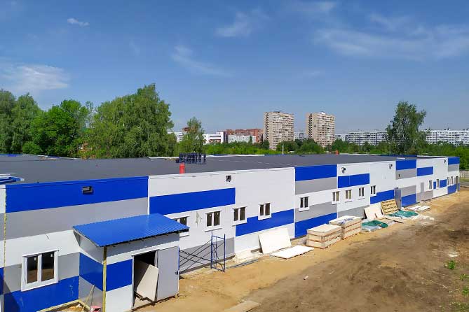 строительство нового корпуса в Медгородке 10 июня 2021 года