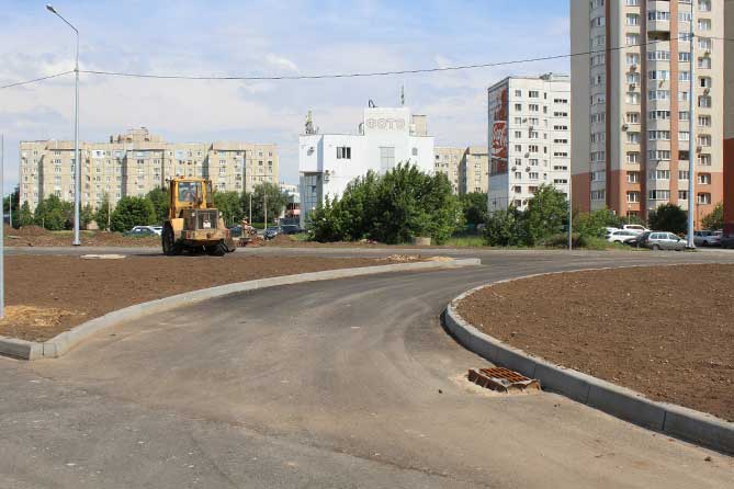 строительство магистрали по улице Офицерской 30 июня 2021 года