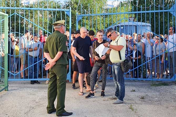 отправка призывников в сызрань с территории речного порта