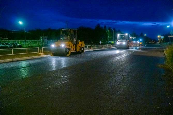 ремонт дороги на Борковском проезде