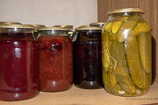 закготовки на зиму в банках