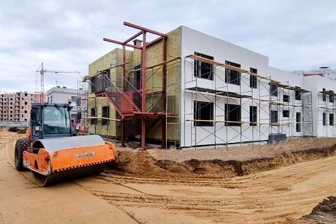 строительство детсада в 14а квартале 21 октября 2021 года
