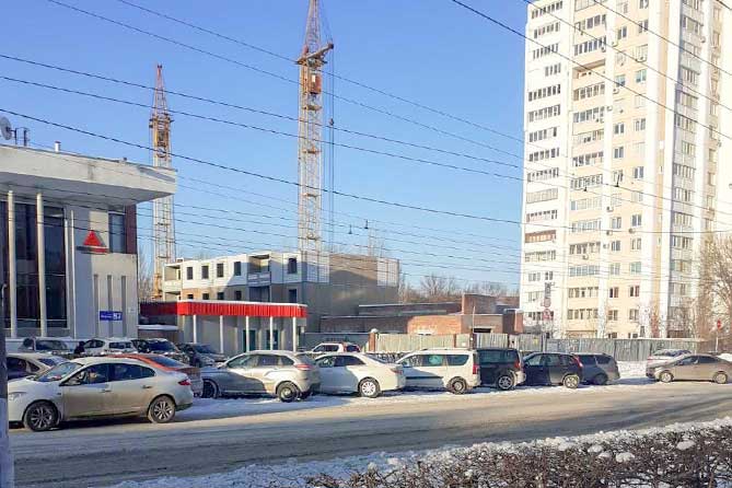 строительство жилого дома на улице Ленина