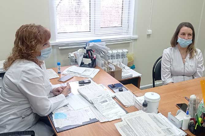 медработники офиса врача общей практики в Портпоселке