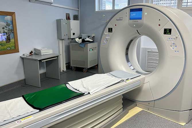 компьютерный томограф в детской больнице