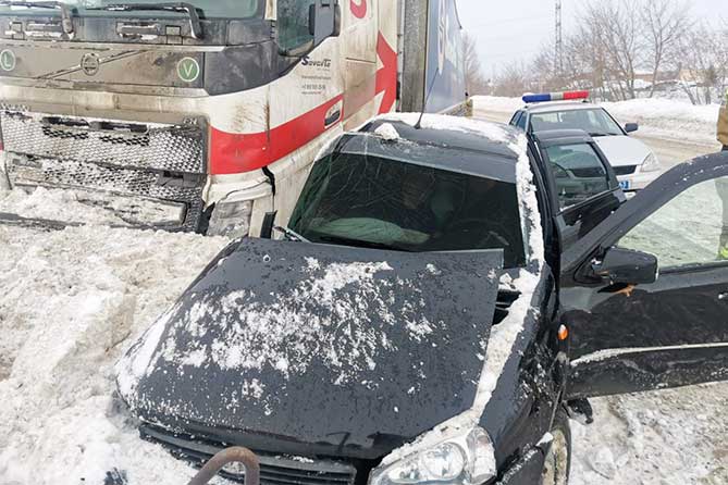 ДТП 1 февраля 2022 года на улице Северной