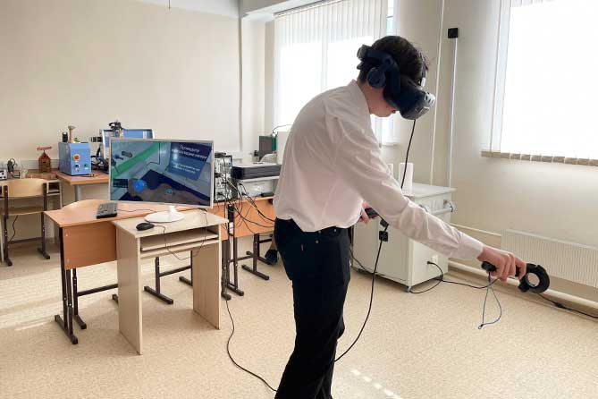 оборудование виртуальной реальности в опорной школе СамГМУ