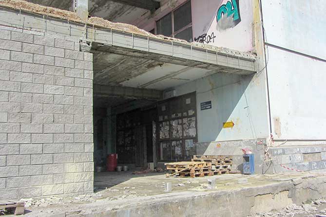 ремонт здания автовокзала