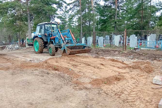 ликвидирован незаконный павильон на кладбище