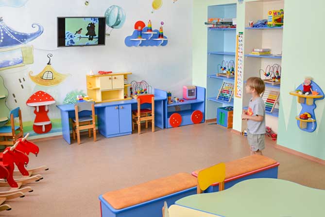 игровая комната для детей в дневном стационаре ТГКБ 5