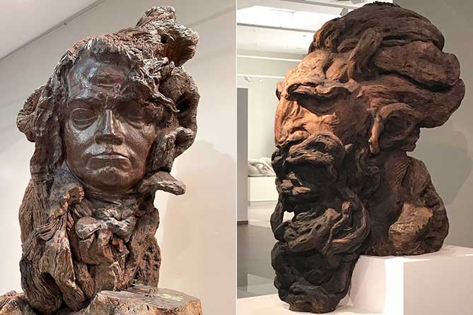 скульптуры Степана Эрьзи на выставке в музее