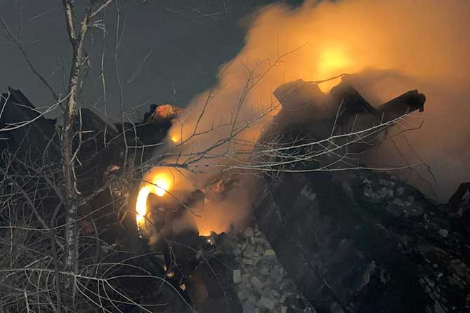 возгорание на Фосфоре 24 ноября 2022