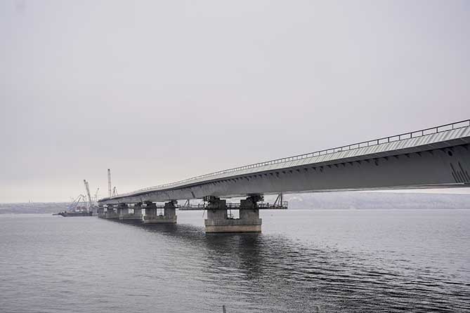 мост через Волгу 30 ноября 2022