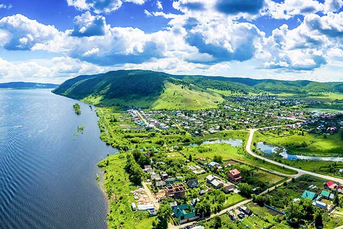 село Ширяево летом