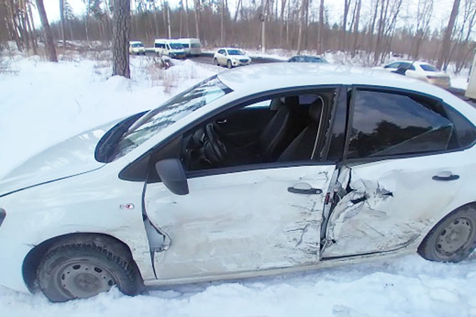 ДТП 1 февраля 2023 года на Лесопарковом шоссе