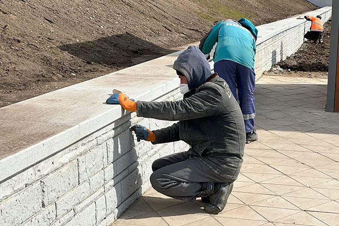 набережная ремонт рабочий ремонт на набережной