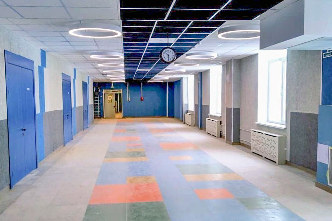 коридор в школе 20 квартала