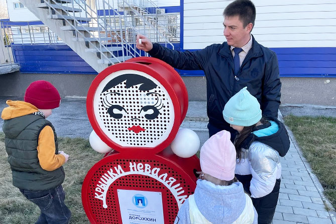 крышки-неваляшки в детсаду