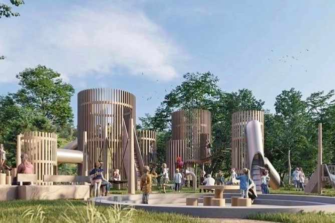 проект детской площадки на Грушинском фестивале