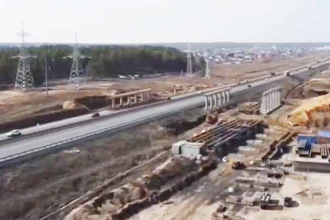 стройка на трассе м-5