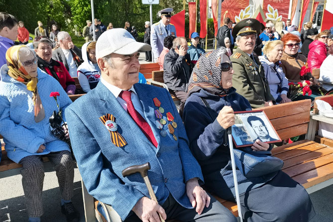 ветераны в День Победы