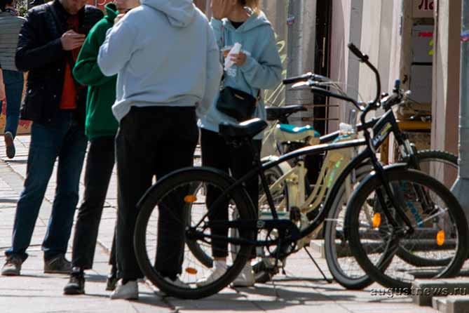 велосипед на улице