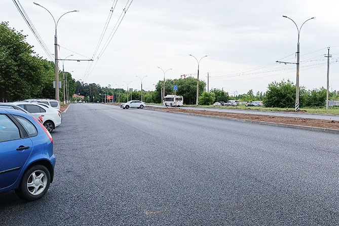 улица жукова дорога асфаль покрытие новое асфальтовое покрытие на улице Жукова